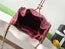 CHANEL 25C HOBO BAGS 40CM DARK RED GRAINED CALFSKIN