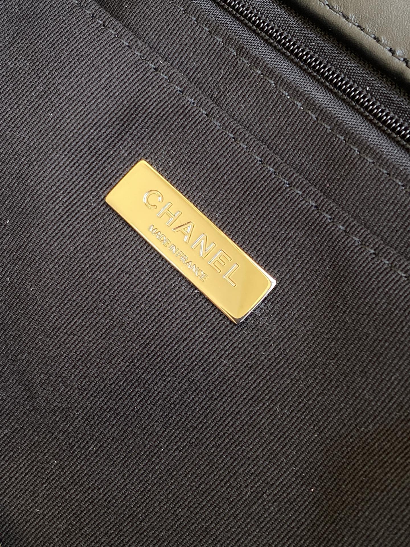 CHANEL 25S SHOPPING BAG 34 IN BLACK MIX GREY TWEED