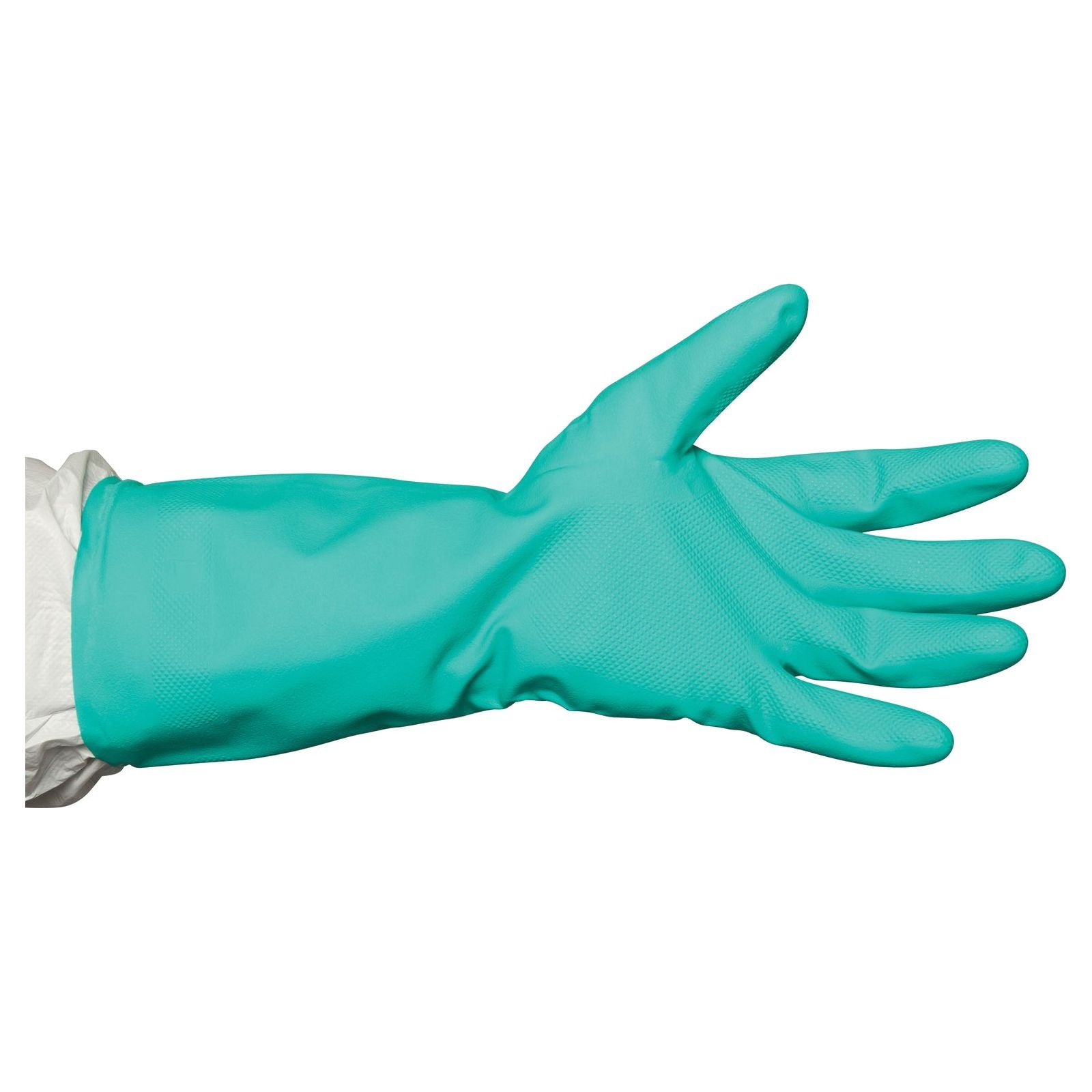 Bastion Green Nitrile Solvent Resistant Gloves (Carton 144 Pairs)