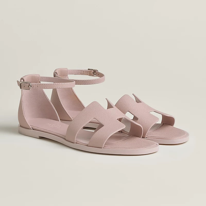 HERMES SANTORINI SANDAL ROSE PORCELAINE