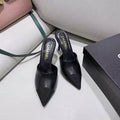 CHANEL High Heels Black Lambskin