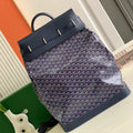 GOYA STEAMER PM BAG 48CM NAVY BLUE CANVAS
