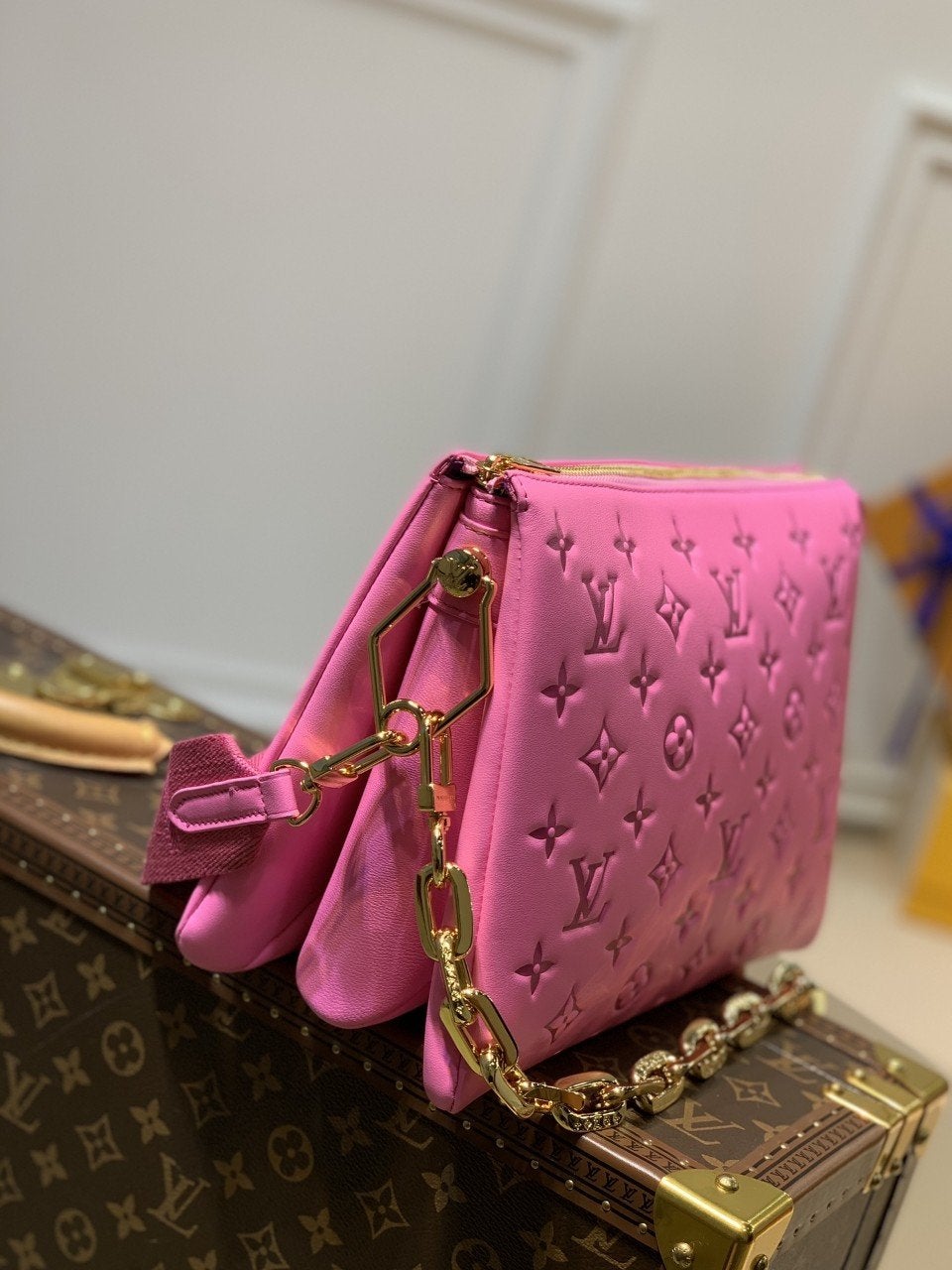 LOUIS VUITTON COUSSIN PM H27 PINK PURPLE
