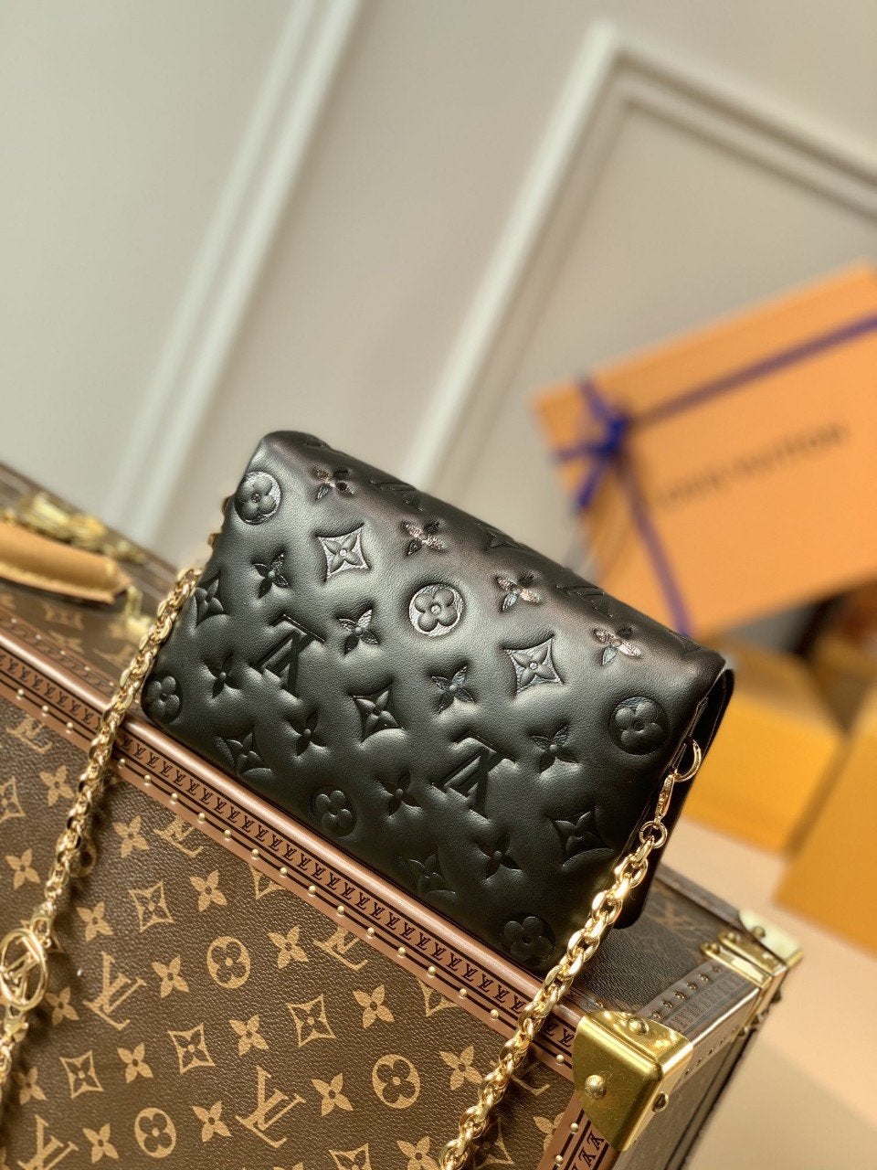 LOUIS VUITTON COUSSIN PM H27 BLACK