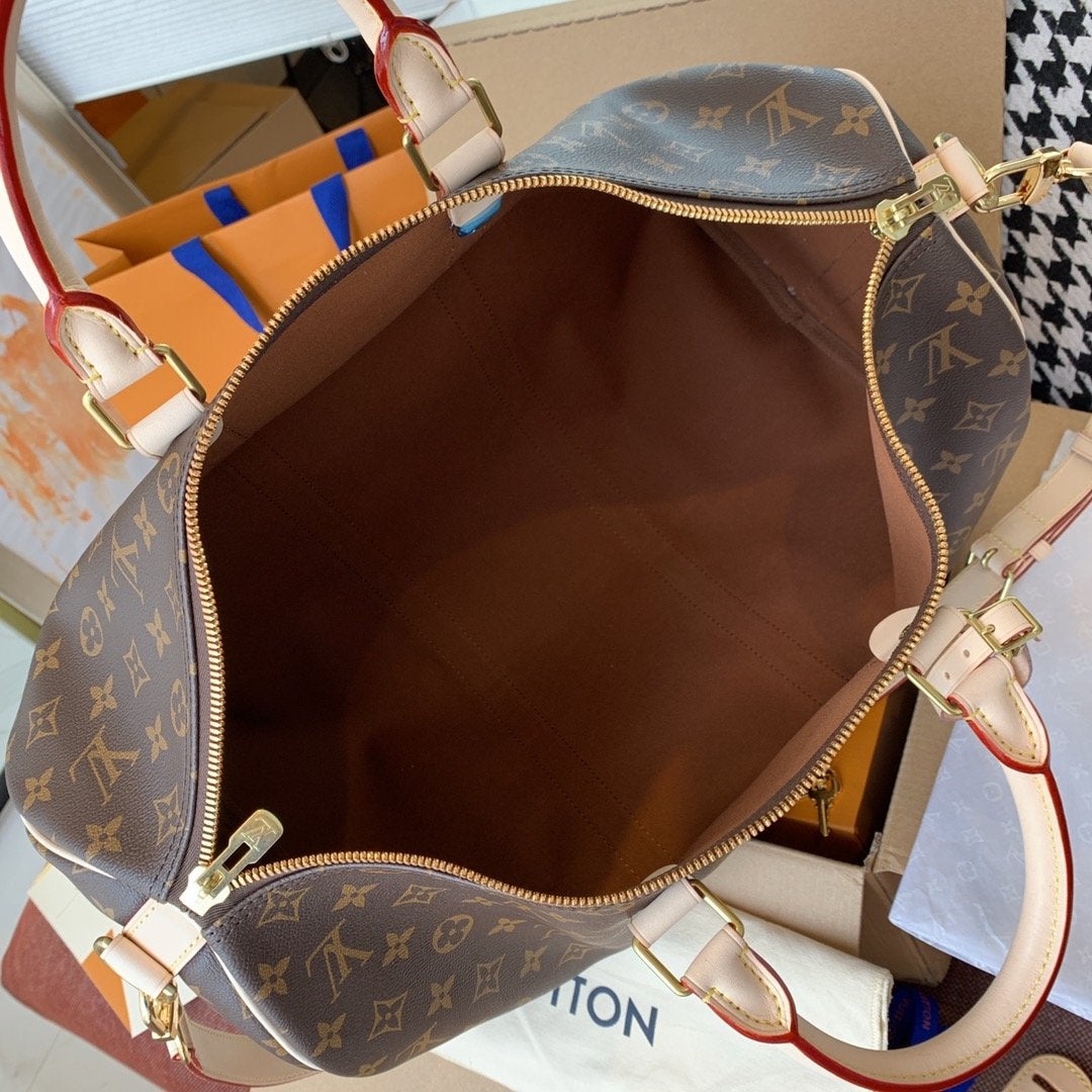 LOUIS VUITTON LV KEEPALL BANDOULIERE 45 MONOGRAM CANVAS