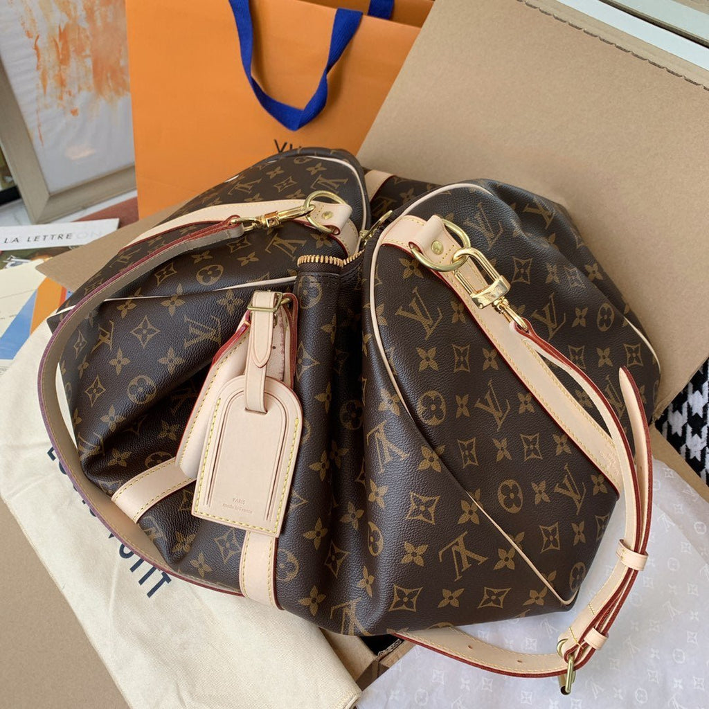 LOUIS VUITTON LV KEEPALL BANDOULIERE 45 MONOGRAM CANVAS