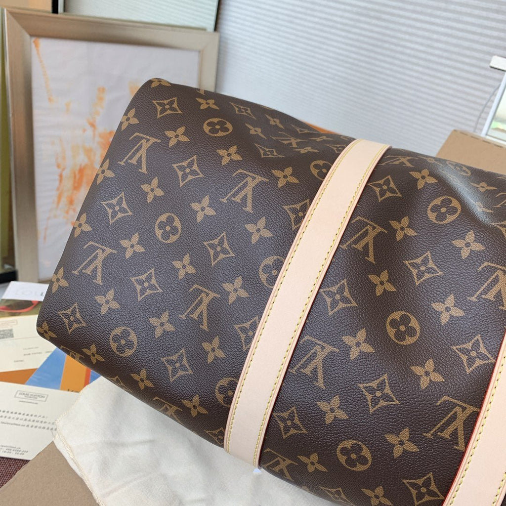 LOUIS VUITTON LV KEEPALL BANDOULIERE 45 MONOGRAM CANVAS