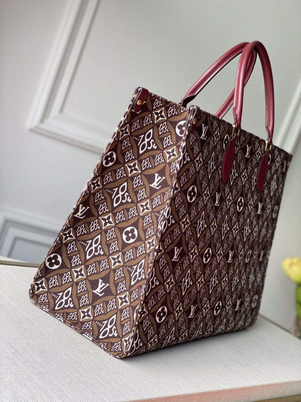 LOUIS VUITTON LV SINCE 1984 ONTHEGO GM BROWN TEXTILE