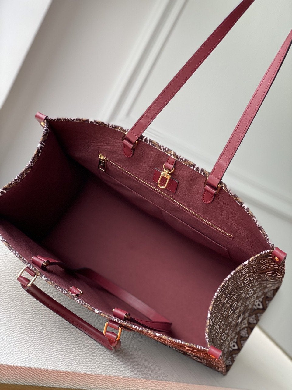 LOUIS VUITTON LV SINCE 1984 ONTHEGO GM BROWN TEXTILE