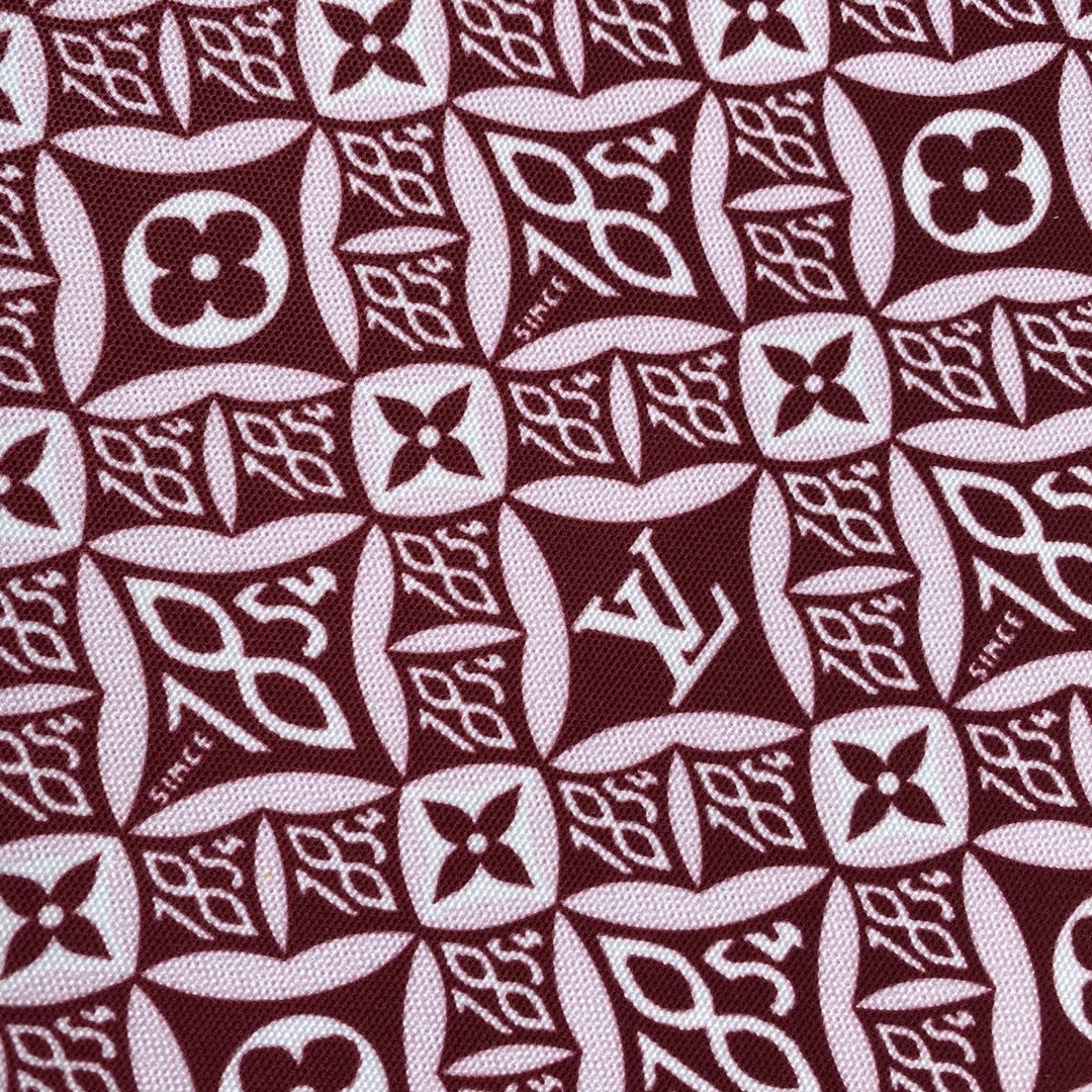 LOUIS VUITTON LV SINCE 1854 ONTHEGO GM BORDEAUX RED TEXTILE