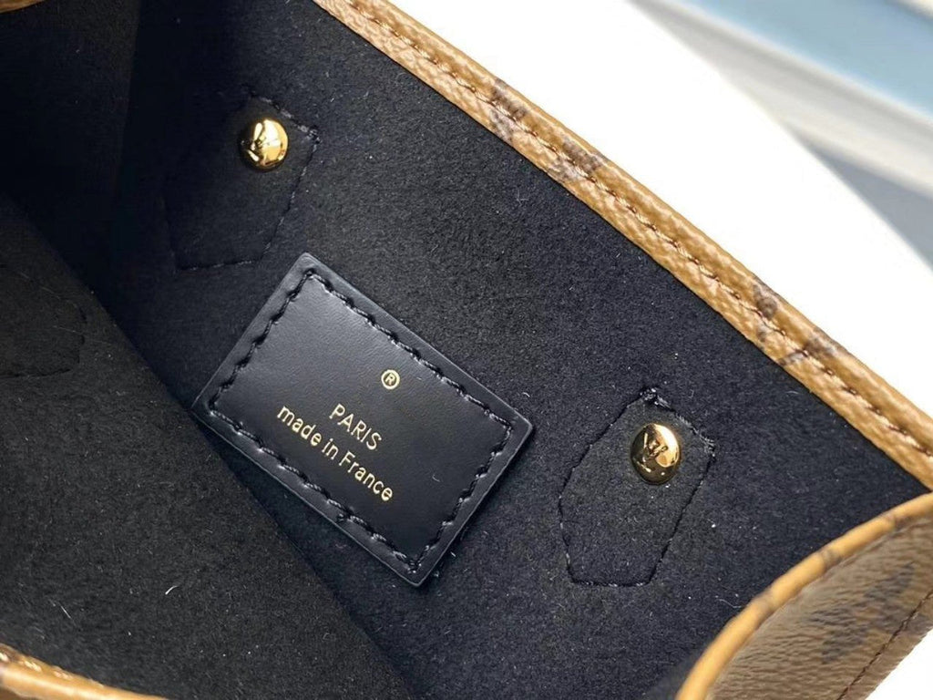 LOUIS VUITTON LV PETIT SAC PLAT MONOGRAM COATED CANVAS
